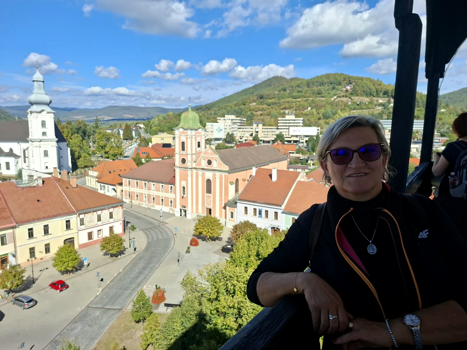 Pohľad na historické centrum počas zájazdu po Gotickej ceste